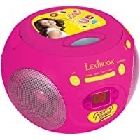 Los mejores  - LEXIBOOK- Disney Soy Luna-Reproductor Radio CD- Altavoz Portátil- Rosa RCD102SL FM- AUX IN- Color